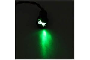 ESPORTSMJJ FEVERWORK 12 8mm LED Dash Panel Warning Light Indicator Lamp with Line and Symbol for Car Boat - #3