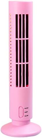 USB Mini Leafless Fan Round Vertical Creative New Office Table Fan,Pink