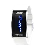 Sport Creative Kinder Armbanduhr - PU Armband LED Anzeige Kalender Rechteckig Gehäuses Digitale Armbanduhren für Studenten Kinder
