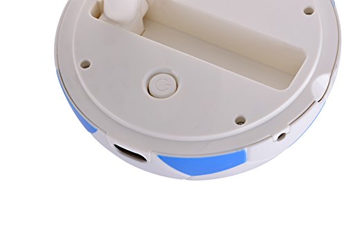 Happy Dream Schreibtischlampe LED kinder Tischlampe höhenverstellbar Faltbare, Fußball Modellieren LED baby Tischleuchte / Nachttischleuchte Leselampe. USB-Ladeanschluss,dimmbare LED Tischleuchte Augenschutz 。(blau) - 8