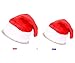 Produktbild Amphia Weihnachtsmütze - Kinderweihnachtsmütze 2 Stück (1 Kind + 1 Erwachsener) - 2Pcs / Set Weihnachtsfeier-Weihnachtsmannmütze-rote und weiße Kappe für Weihnachtsmann-Kostüm