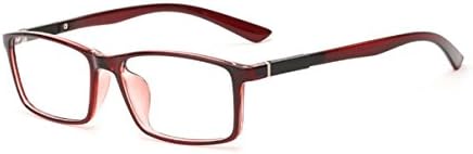 Unisex(Womens Mens) Jujube Red Retro Optical Frame GRAFIT Classic Fashion Glasses Frame Clear Lens Glasses TR90 Material
