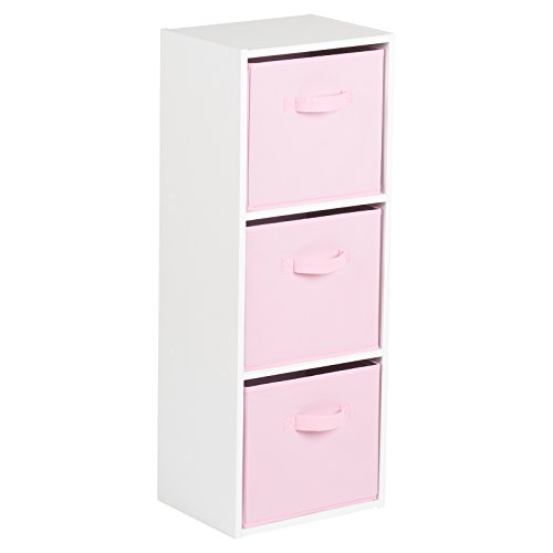 Hartleys Unité Cube Blanc a 3 Niveaux – Choix de Boites de Rangement