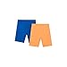Bluezoo Kids Pack Of Two Boys Blue And Orange Shorts Age 11-12