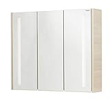 3D Effekt FACKELMANN Spiegelschrank, pinie, 16 x 79,5 x 67 cm