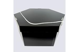 Packaging Chimp Hat Boxes | Hat Boxes Storage | Hat Boxes with Lids | More Bang for Your Box | Hat Box ideal for Retailers, Manufacturers, Collectors & Individual Buyers | Black