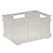 Produktbild Transparente große Unibox 4 x 28 Litre Curver Style Kunststoff Kleinbehälter Boxen