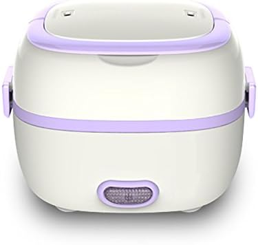 yxhflo All-electric steaming lunch boxes plug-keep-warm electronic lunch boxes mini heat rice electronic heating lunch boxes gift