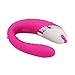 Produktbild NBLJF Vibrator U-Form Klitoris Stimulator USB Aufladbare Wasserdichte Vibrator 10 Silikon-Massagegerät,Red