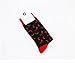 Produktbild Originelle Herren-Socken von ZooArts®, 1 Paar, verrücktes Design, aus Baumwolle, bequeme und atmungsaktive luxuriöse Socken chili