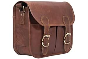 ALASKA EXPORTS - 14 Inch Leather Purse Women Shoulder Bag Crossbody Satchel Ladies Tote Travel Purse Genuine Leather (9 X 11 X 5 INCH)