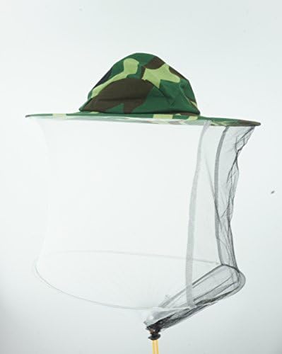 Apiformes Bumble Bee Veil Camo Double Fabric in the Hat STITCH AND STITCH, Beekeeping Hive Tool Bee Beekeeping Supplies