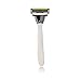 SHAVE-LAB - ZERO - Manual Razor with 4x Razor Blades (P.6 - 6 blades - for men, white)