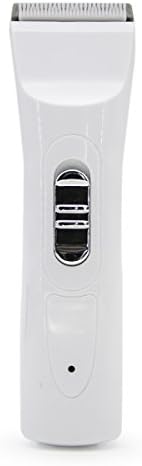 ARCESS TP-9610 Ceramic Blade Lithium Battery Cordless Pet Hair Clipper, Pet Hair Trimmer, Pet Grooming Clippers for Small Medium &amp; Large Dogs and Cats with Comb Guides, White