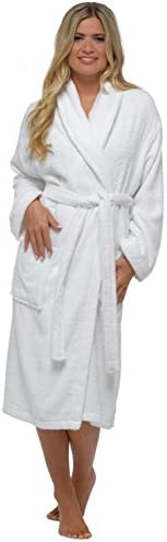 Ladies Womens Towel Dressing Gown Robe 100% Cotton Hotel Spa Towelling Terry Pink Lilac White