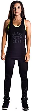 Womens Compression Sports Performance Vest Racer Back (Black, Medium UK8-10)