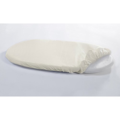 Shnuggle Moses Basket Fitted Sheets (Cream, Pack of 2)