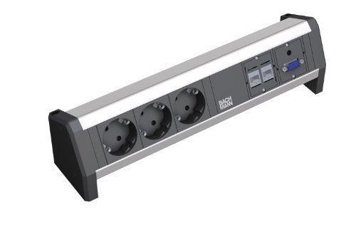 Preisvergleich Produktbild BACHMANN DESK 3-fach 2xCAT5e 1xVGA 3391005