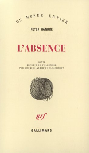 couverture de : L'absence