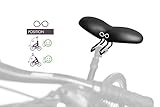 Ergonómico, con un ancho adecuado para los huesos isquiáticos de la pelvis masculina y femenina