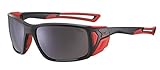 Capa anti-reflejante Cébé CBPROG8 Gafas, Unisex Adulto, (Matt Black Red), L