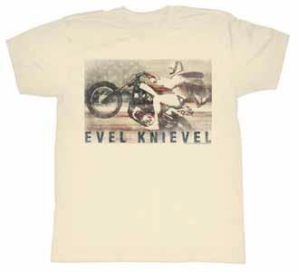 Preisvergleich Produktbild Evel Knievel amerikneivel T-Shirt Gr. Medium, grau