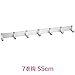 Produktbild FuRongHuang Die An Der Wand Hängenden Kleiderbügel Haken Haken Bad Küche Tür Kleiderbügel, Original Farbe 7 Haken (Länge 55 Cm)