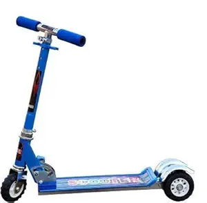 NIYAMAT Road Runner Scooter for Kids of 3 to 14 Years Age, Adjustable Height, Foldable, PU Wheels (Color As Per Availability)