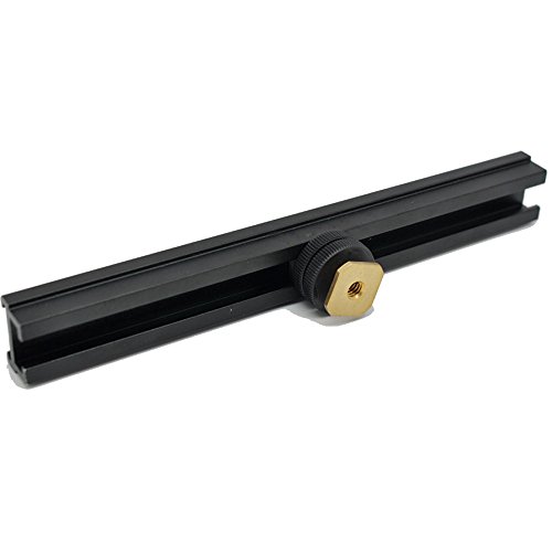 ATian Adjustable 8" Rail 20cm Flash Bracket Hot/Cold Shoe Extension for Led Video light Microphone - Image 4