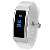 Lemumu DF 23 Männer Frau Schickes Armband/Smar twatch/WeChat Bewegung schritt Herzfrequenz schlafen Monitor Bluetooth wasserdicht Gesundheit Tragen für Ios Android, Schwarz