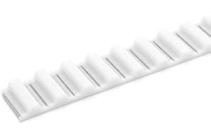 DOLD MECHATRONIK PU courroie crantée T10, Largeur 16 mm Mètre, longueur au choix