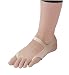 Produktbild Ashipita One Touch Beige Größe M - Medizinische Fußschlinge bei kalten Füßen, Durchblutungsstörungen, Fersensporn, Hallux Valgus, DFS u. v. m. (M, Beige / 1 Paar)