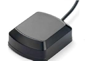 Maswell GNSS Antenna - Dual Band GPS L1 + GLONASS G1, 1561-1610 MHz, 2dBic, Magnet Mount, SMA-Male Connector, 9.8ft Cable, for Vehicle, Van, Truck, and Satnav Navigation