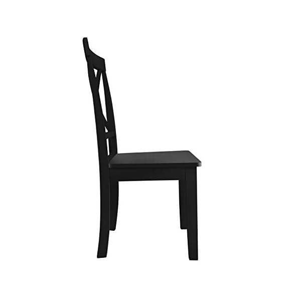 Furniture 247 Esszimmerstuhl 2er-Set - Schwarz – Bild 7