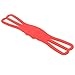 Generic Silicone Smart Phone GPS Mount Holder Stand Band Strap Fit for Car steering wheel rearview mirror /Bike/Motocycle handlebar - 170*33*5mm, red RS.455.00