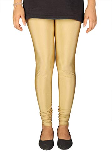 SriSaras Women's Satin Spandex Leggings 