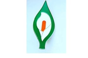 60mm Giant Easter Lily Enamel Pin Badge - Irish Republican Easter Rising Centenary FlagSuperstore