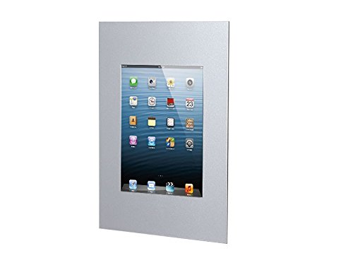 TabLines diebstahlsicher Wandeinbau für Apple iPad 2/3/4 silber