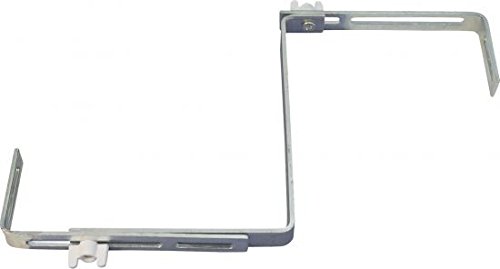 Preisvergleich Produktbild Balkon Bügel Halterung verzinkt verstellbar 2 Stück