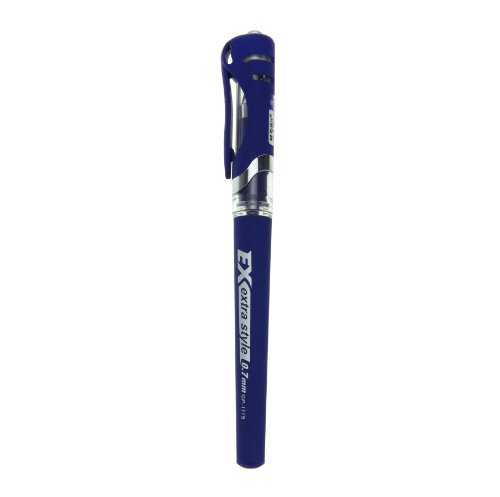 Gel Kugelschreiber, Tintenroller, Gelschreiber, Gelstifte 12 Stuck 0.7mm Blau - 2