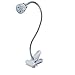 Produktbild ATD® Innenraum-Anlage Hydroponik Garten-Gewächshaus LED 5W Voll Spectrum Plant wachsen Clip-Lampe mit 360 Grad Flexible Schwanenhals Arm (5 LEDs: 3 Rot, 2 Blau)
