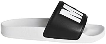 MSGM Women's 2441Mds200001 White/Black PVC Sandals
