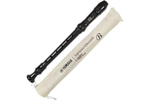 GIOCOSO Yamaha YRS2BUK Soprano Descant Recorder with Recorder from the Beginning Book 1