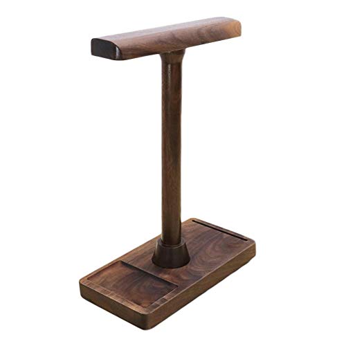 Preisvergleich Produktbild Holz-Ständer mit Kabelhalter [Walnuss]