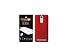 Firetalk Mobile Accessory Combo For Lenovo K6 Power-(red)(1 Plastic back cover with 1 flexible series tempered) RS.275.00