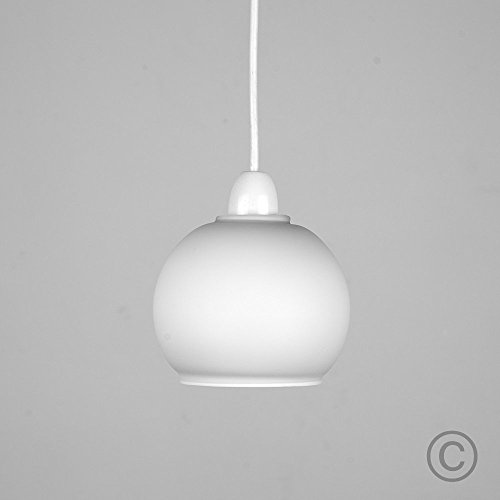 MiniSun – Weiße Lampenschirmen aus Milchglas in Form von einem Kuppel – 3er Set - 2