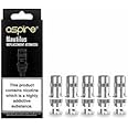 Aspire Nautilus 1.8 Ohm Replacement Coils for Aspire Nautilus Tank Kits, K3 Tank Pack of 5 No Nicotine