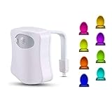 ★【Detección automática】La luz del baño es activado por movimiento y sólo funciona cuando está oscuro/en la noche ,se puede encender automáticamente cuando la persona se aproxima y se apaga después de salir. ❤Atención : protegiendo a los niños/los ancianos de caer en la oscuridad, ya no tropezando en la oscuridad.