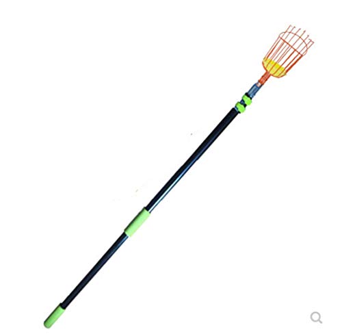 Preisvergleich Produktbild DDPP Fruchtpflücker-Werkzeug, Obstpicker mit Leichtem Aluminium-Teleskopstange, Frucht Pick-Equipment Für Die Früchte,3M