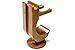 Quality Solid Wood Shaving Razor and Shaving Brush Stand.Walnut Finish